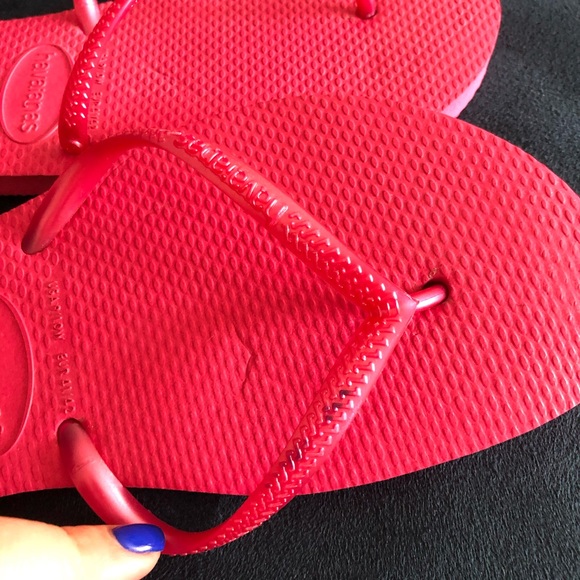 NEW PINK HAVAIANAS FLIP FLOPS - Picture 7 of 8